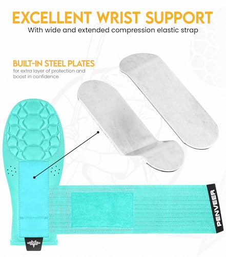 Baseball Sliding Mitt Youth & Adult, Sliding Glove for Baseball, Softball Sliding Guard, Left and Right Hands - color: Aqua Teal, size: Adult