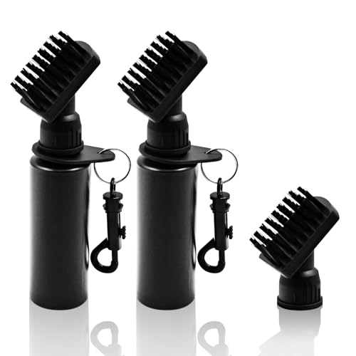 Pro Golf Club Brush Cleaner, Golf Water Brush with Retainer Clip and Squeeze Water Bottle with Squeeze Water Bottle Holds 4 Ounces of Water, Golf Club Cleaning Kit, Best Golf Gifts for Men