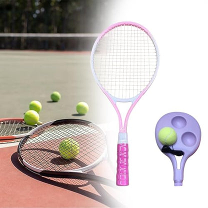 Colaxi Tennis Trainer Ball Tennis Racket 21 inch Practical for Beginners Tennis er Set for Park Indoor Outdoor Garden