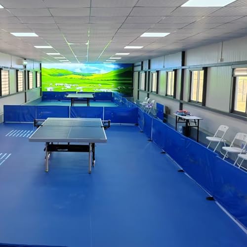 Table Tennis Fences,Pickleball Court Divider,Sport Partition Screen,Galvanized Easier Ball Pickup,for Schools Stadiums(Green,140x75cm-4pieces)