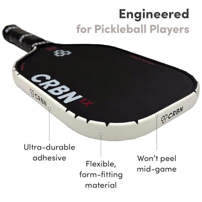 CRBN Pickleball - Pickleball Protective Edge Guard Tape - color: Black, size: 12mm to 14mm