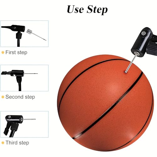 Basketball Air Needle– Ball Pump Needles for Basketball, Football, Soccer & Sports Balls，Durable Stainless Steel Tips