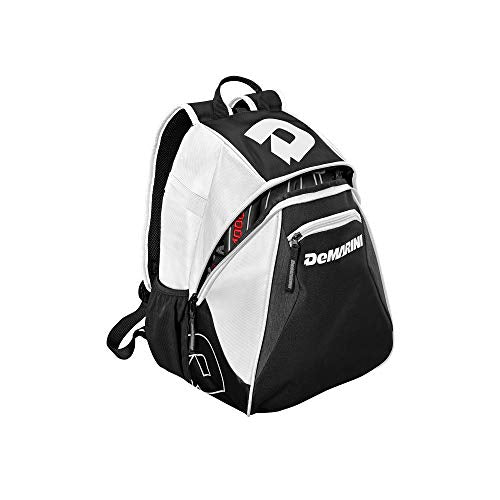 DeMarini Voodoo Junior Baseball Backpack - color: Team White, size: 11.5 inches x 9 inches x 17 inches