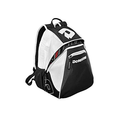 DeMarini Voodoo Junior Baseball Backpack - color: Team White, size: 11.5 inches x 9 inches x 17 inches