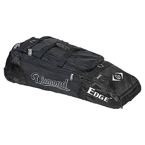 Edge Wheeled Bat Bag (36 x 10 x 12-Inch) - color: Black