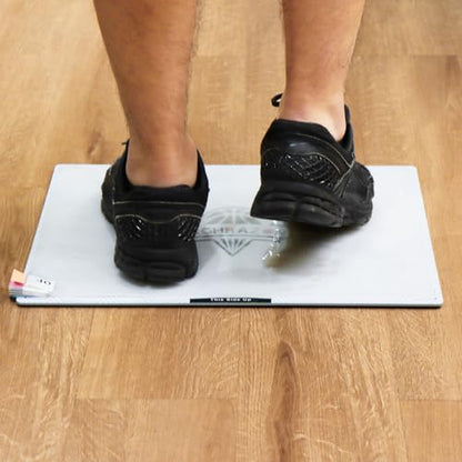 Courtside Basketball Sticky Mat,Non-Slip Sticky Shoe Mat for Basketball Court Shoe Grip,Courtside Shoe Grip Traction Mat,Improves Traction and Cleans Dust,Dirt,Includes 40 Sticky Sheets - style: Basketball Sticky Mat