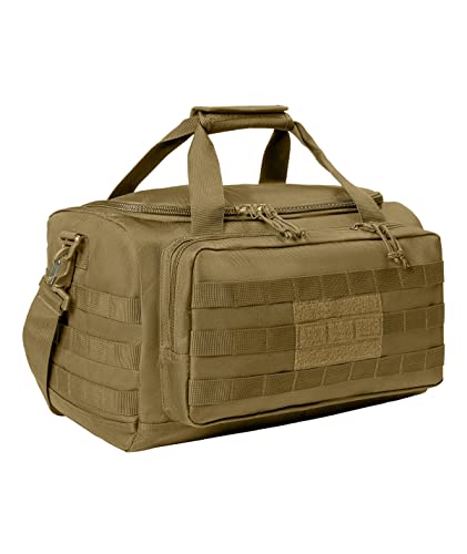 Tactical Gear bag Heavy Duty Duffel Gym bag/Tactical Backpack Custom Embroidered with your own text (Coyote Brown) - color: Coyote Brown