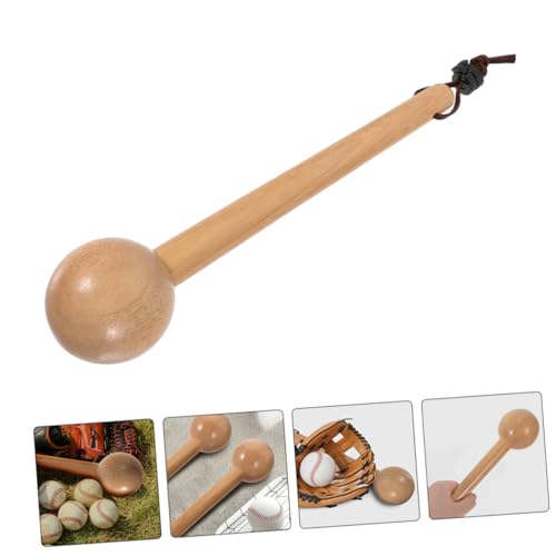 VANZACK 2pcs Softball Glove Mallet Portable Wooden Hammer for Baseball and Softball Glove Break Smooth Design Easy to Use for Shaping and Softening