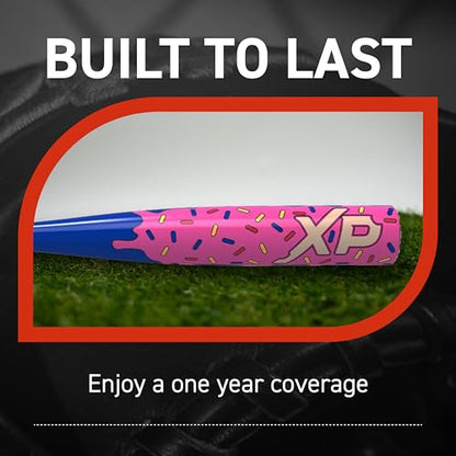 44 PRO Limited Edition XP USSSA 1.15 BPF Baseball Bat, Balanced Baseball Bat for Most Youth Baseball Leagues, Lightweight & Durable Standard Taper Handle, Drop -10, 2 3/4" Big Barrel Diameter - color: Donut, size: 29"/19 oz