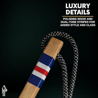 Golf Brush Made from Hickory Wood, Golf Club Groove Cleaner with Secure Clip Attachment for Bags and Carts - Golf Gifts for Men - color: Red and Blue