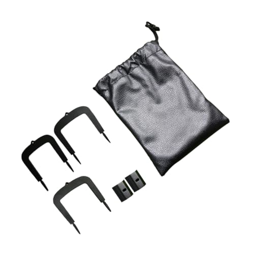 BESPORTBLE Golf Training Aid 3-piece Putting Gate Set Aluminum Alloy Putting Alignment Tool Exercise Practice for Putts