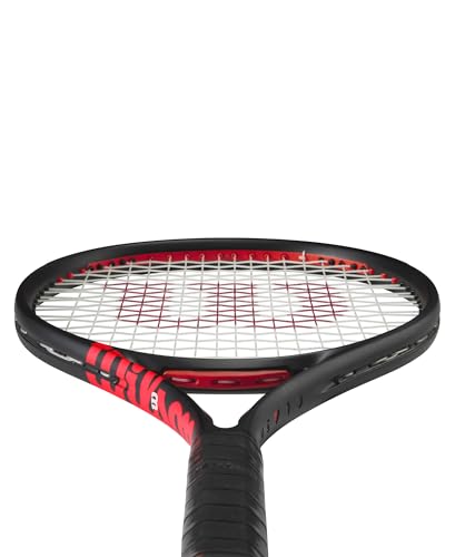 Wilson Clash 108 V3 Strung Adult Performance Tennis Racket - Grip Size 1-4 1/8", Strung with Sensation 16 Natural at Mid Range Tension