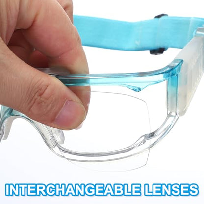 PATIKIL Adjustable Professional Sports Goggles, Unisex Safety Glasses Outdoor Sports Protective Eyewear