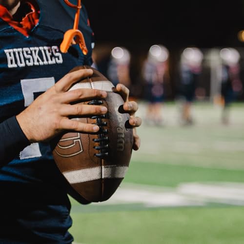 WILSON GST Leather Game Football - style: Junior