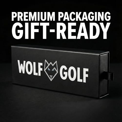 Wolf Golf Towels Custom Divot Repair Tool | 5-in-1 Premium Divot Tool with Ball Marker | Golf Gifts for Men & Women | Golf Accessories for Men & Women