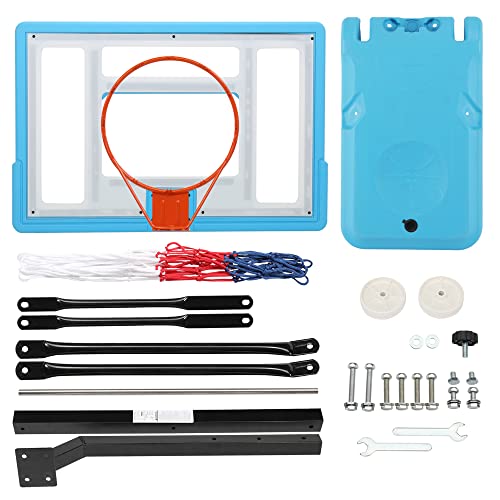 Adjustable Basketball Hoop for Kids & Adults – Portable Basketball Goal with Shatterproof Backboard, Height 115-135cm, Outdoor/Indoor Use, Easy Assembly, Durable Base for Driveway or Backyard