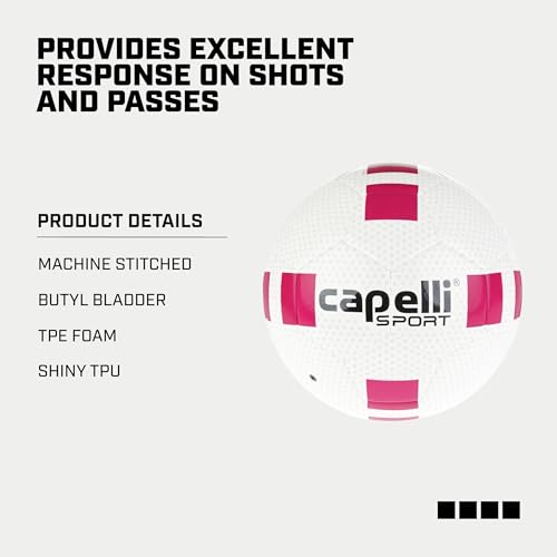 Capelli Sport Soccer Ball, Fusion II Cubes Team Ball for Youth and Adult Players, Outdoor and Indoor Training