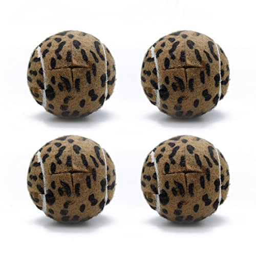 Magicorange 4 PCS Precut Walker Tennis Balls for Furniture Legs and Floor Protection, Heavy Duty Long Lasting Felt Pad Glide Coverings