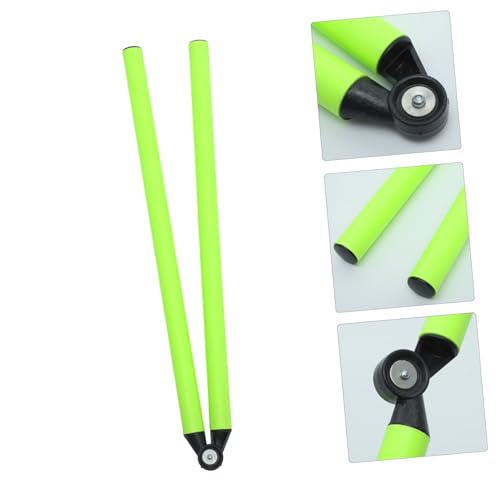 UPKOCH 2Pcs Folding Soccer Training Poles Reusable Agility Rods for Outdoor Basketball and Football Drills Durable and Design for Speed Development