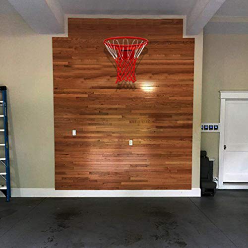 Heavy Duty Wall Mounted Basketball Rim, 18 inch Professional Hanging Basketball Goal Fits Indoor and Outdoor Wall
