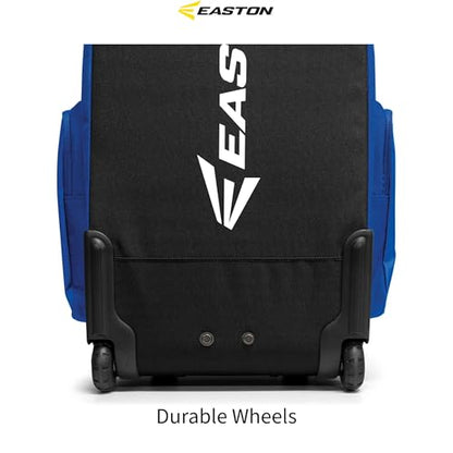 Easton | TRAVELER STAND-UP Wheeled Equipment Bag | Baseball & Softball | Multiple Colors - color: Black