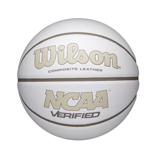 Wilson Verified Indoor/Outdoor Basketballs - color: White/Tan, size: Size 6 - 28.5"