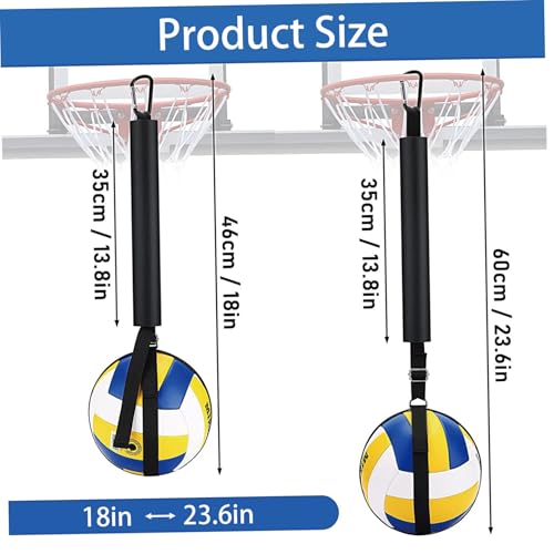 Volleyball Hitting Trainer Volleyball Spike Trainer Nylon Hitting with Adjustable Straps Reusable Practice Equipment for Training