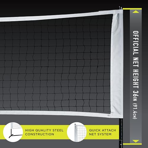 Franklin Sports Pickleball Starter Set - Official Starter Set of The US Open - Includes Net, (2) Paddles, and (2) X-40 Pickleballs