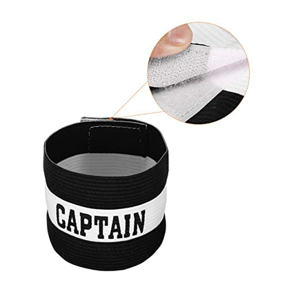 PATIKIL Captain's Armband, Elastic Arm Band for Soccer Training - color: Black