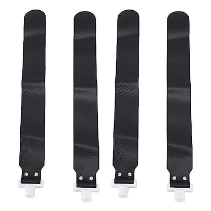 Adjustable Flag Football Set, 5 PCS PP Flag Football Belts with 2 Flags Each, Durable Youth and Adult Training Equipment for, Beach Games, Birthday Parties (Black)