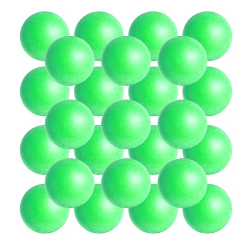 28 Pcs Balls Table Tennis Balls 40mm Color Plastic Balls Bulk Washable Small Game Balls for Party Decoration Handcrafted Art Carnival Pool Games - color: Light Green