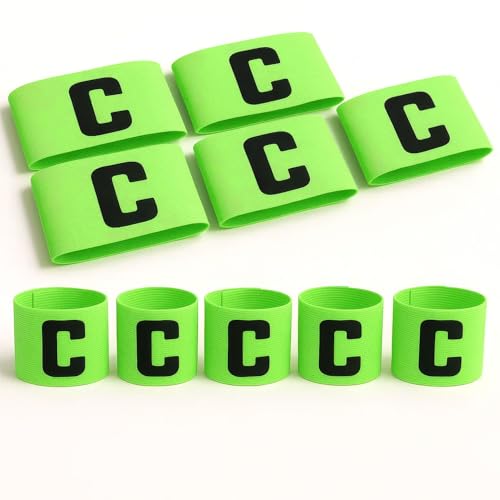 Football Soccer Captain's Armbands Captain Armband Special Custom Size for Kids and Youth - color: Green