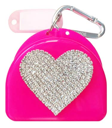 Decorated Mouthguard Retainer Mouth Guard Case - Young Love - color: Pink