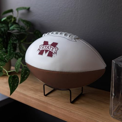 NCAA Mississippi State Bulldogs Autograph Football, Official Size, Brown