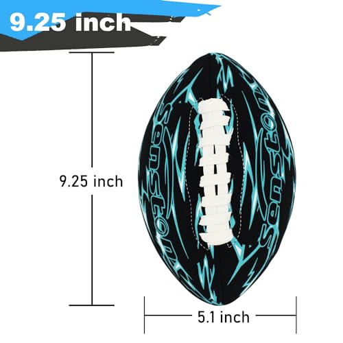 Senston Football Size 6 & Waterproof Football 9.25 Inch