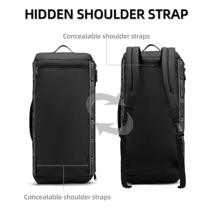 ROYALFAIR Basketball duffel bag Large Sports Bag with Separate Ball Holder & Shoes Compartment,Best for Basketball, football,Volleyball,Gym - color: Black