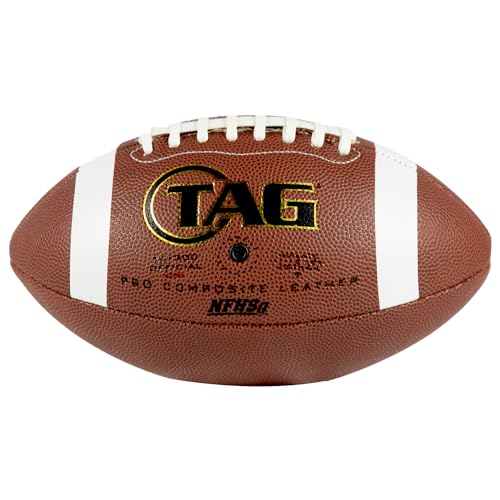 TAG Official Composite Football, Size 9, 1 Count