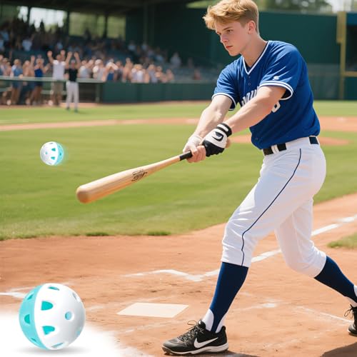 30/60 PCS Mini Practice Baseballs for Hitting 1.65 Inch Training Baseballs Lightweight Batting Practice Balls with a Drawstring Bag for Indoor Outdoor Sport Hitting Batting Training Use