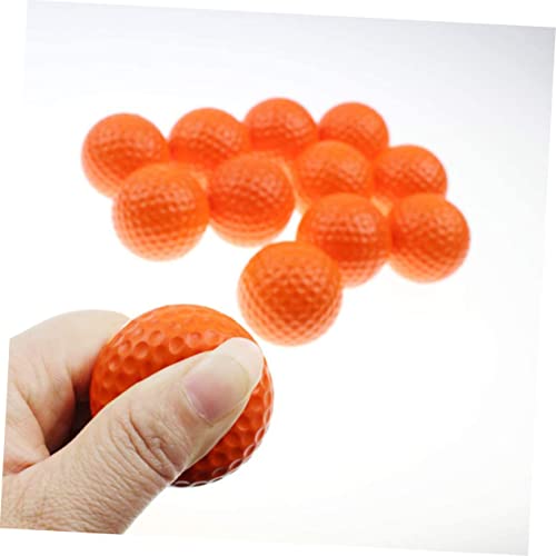 11pcs Pu Elastic Dimple Practice Golf Balls Soft Lightweight Durable Training Balls for Indoor and Outdoor Use for Daily Practice