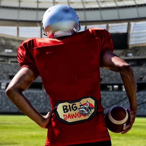 Civaner Football Back Plate Sport Lower Back Pads for Football Players Rear Protector for Youth - style: Big Dawg Style