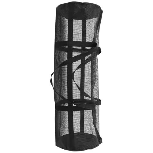 Hemoton Large Capacity Basketball Bag Mesh Sports Ball Storage Carrier with Adjustable Shoulder Strap for Outdoor Training and Team Practice
