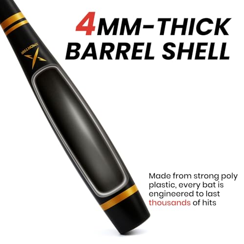 T1 Pro Plastic Torpedo Bat for Backyard Baeball Game - 32 in / 12 oz