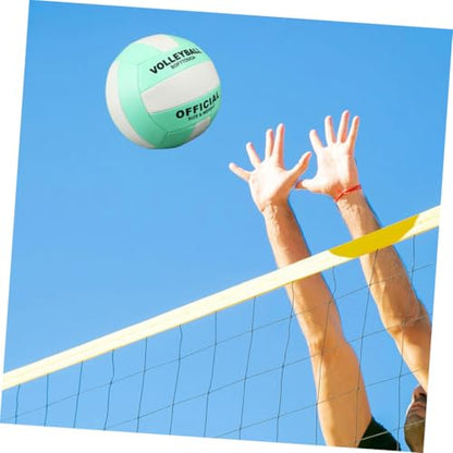 ibasenice 2pcs Adult Volleyball Size 5 Soft Indoor Volleyball Practice Ball Machine-Seamed Explosion-Proof Training Ball for Sports Equipment