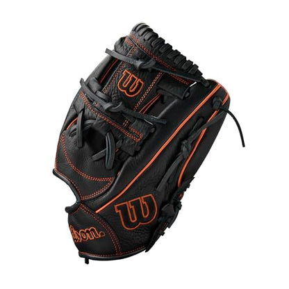 Wilson 2024 A1000 Infield Baseball Gloves - color: Black/Orange