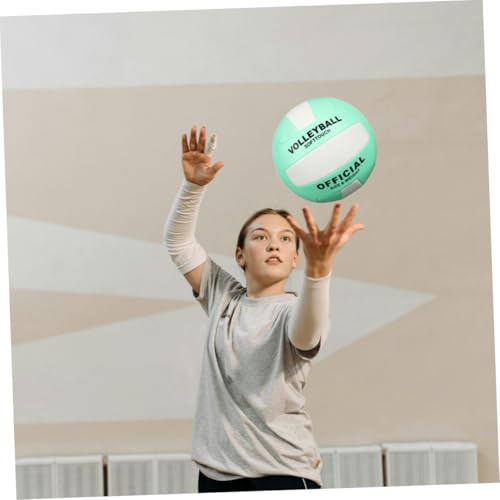 PRETYZOOM 2pcs Adult Soft Volleyball Size 5 Indoor Training Sports Ball for Entrance Examination, Machine-Stitched Explosion-Proof Volleyball for Recreational and Competitive Play