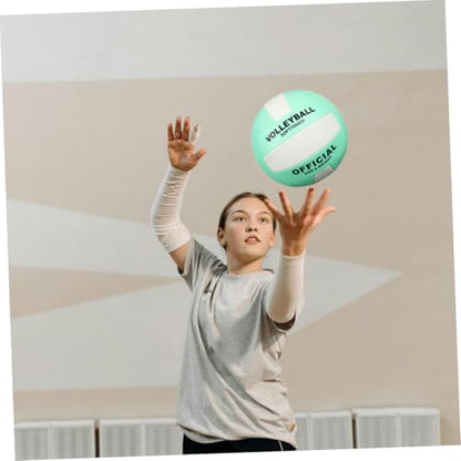 PRETYZOOM 2pcs Adult Soft Volleyball Size 5 Indoor Training Sports Ball for Entrance Examination, Machine-Stitched Explosion-Proof Volleyball for Recreational and Competitive Play