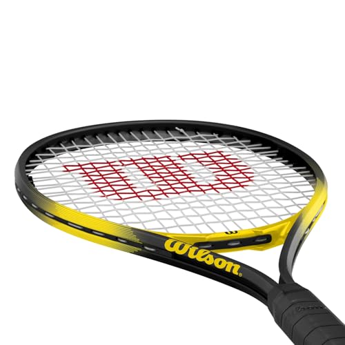 Wilson Energy XL Tennis Racket- Black/Yellow, 4-3/8"