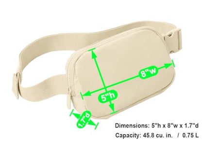 Tactical Gear bag Heavy Duty Duffel Gym bag/Tactical Backpack Custom Embroidered with your own text (Waist Bag - Sahara) - color: Waist Bag - Sahara