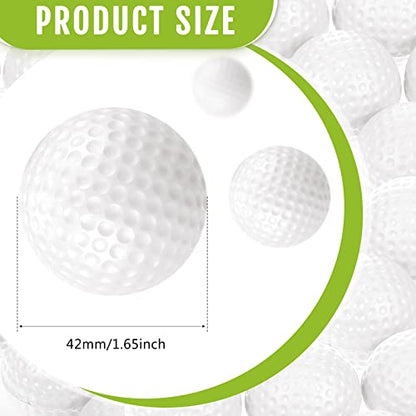 Junkin 80 Pcs Foam Golf Balls Practice Balls Realistic Feel and Flight Sport Training for Indoor or Outdoor Backyard Golf Training
