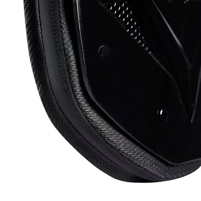 Football Back Plate, Football Low Back Pad, Rear Protector Lower Back Pads+ Towel - color: Black, size: Large